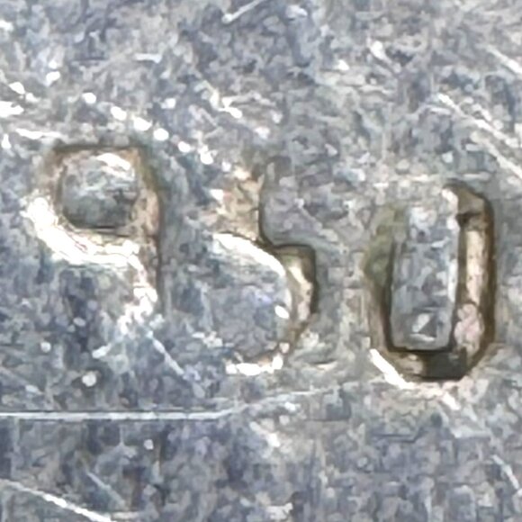 Peru Peruvian Flag Rainbow Gemstone Inlay Sterling Silver 950 Drop Earrings VTG - Picture 5 of 7